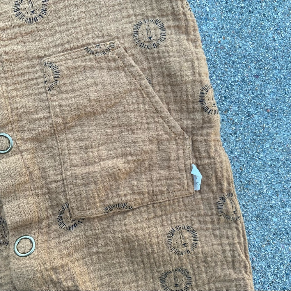 Rylee + Cru Tan Button-Up One Piece - Picture 5 of 5